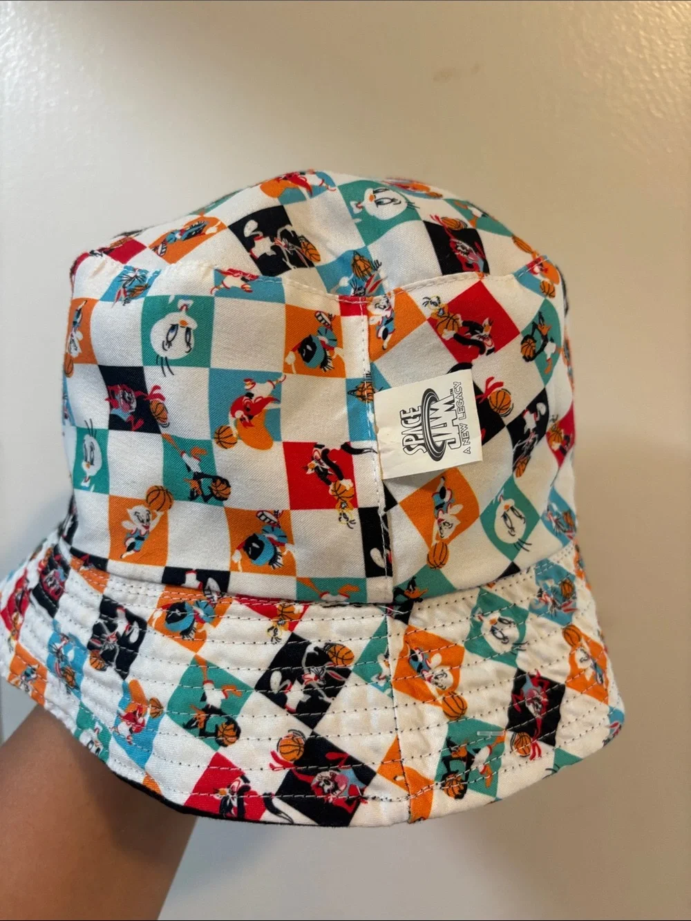 Cartoon Network Multi-Color Checkerboard Bucket Hat